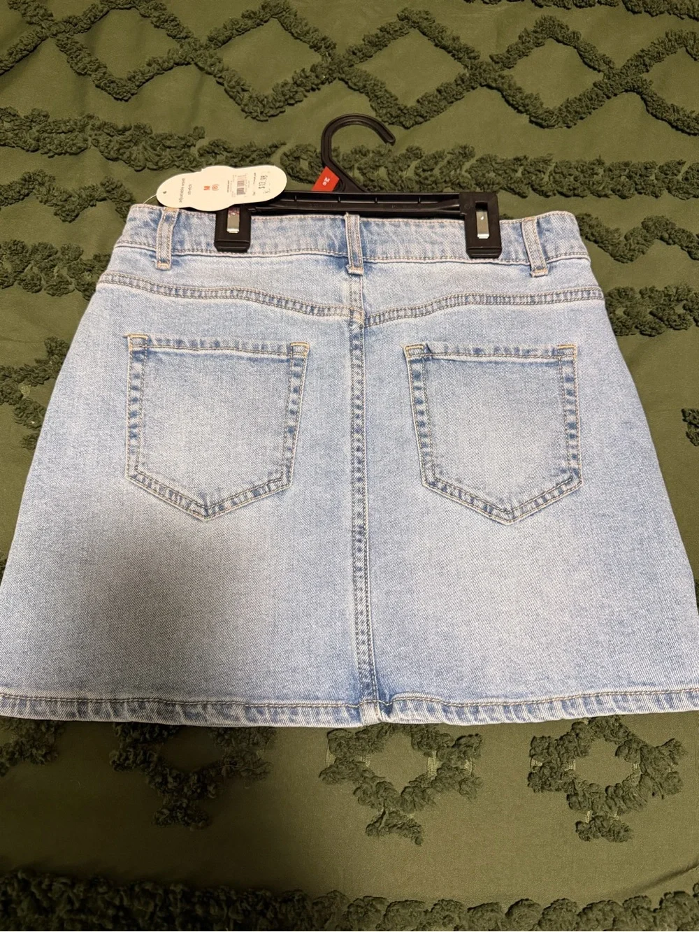 Girls wonder nation Light Blue Denim Mini Skirt